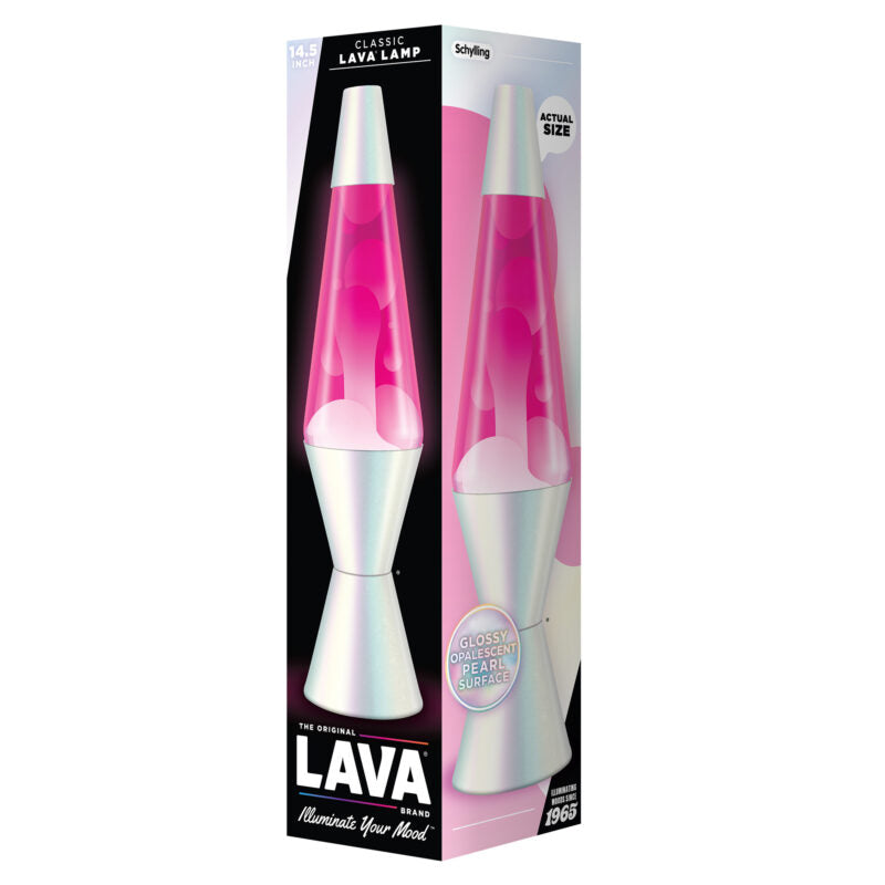 14.5″ Lava Lamp Opalescent Pearl - US 1699
