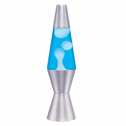 11.5″ LAVA Lamp – White/Blue/Silver - US 1912