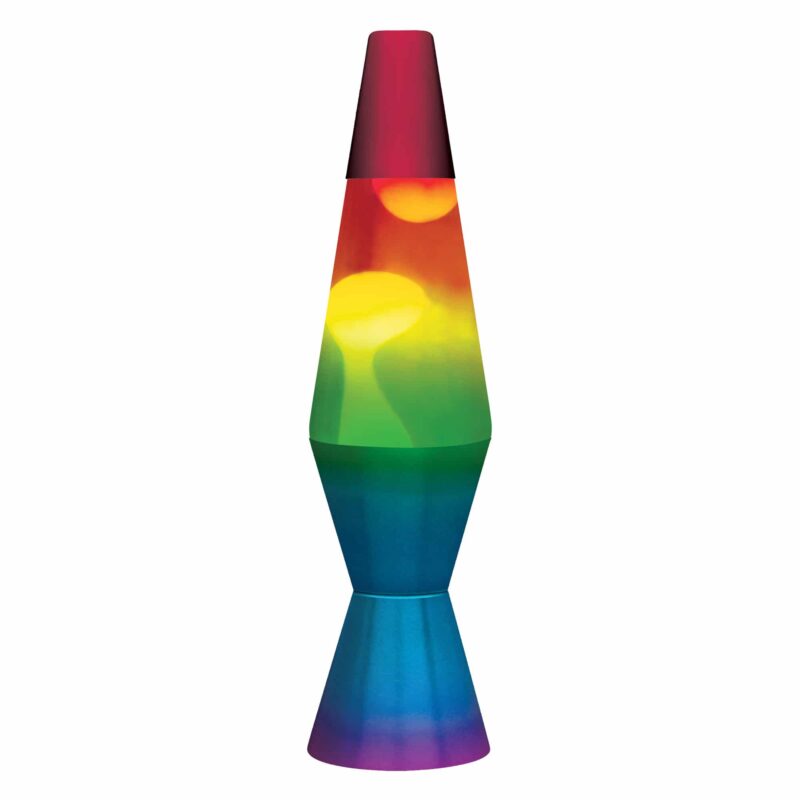 11.5″ LAVA Lamp Rainbow – White/Tricolor - US 3620