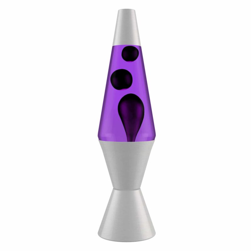 14.5’’ LAVA Lamp – Black &amp; Purple - US 9212