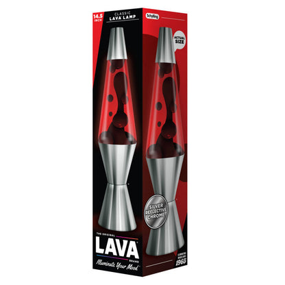 14.5″ Lava Lamp Chrome Plated Crimson - US 4790