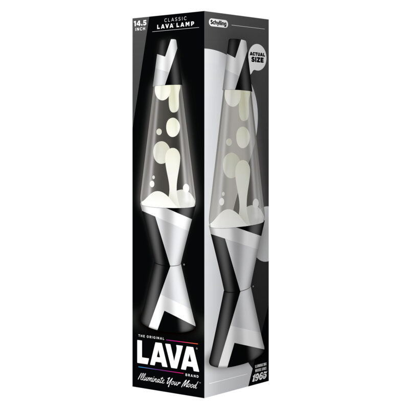 14.5″ Lava Lamp Polygonal White Tone - US 6385