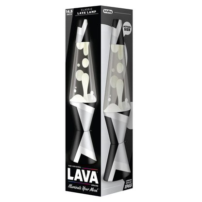 14.5″ Lava Lamp Polygonal White Tone - US 6385