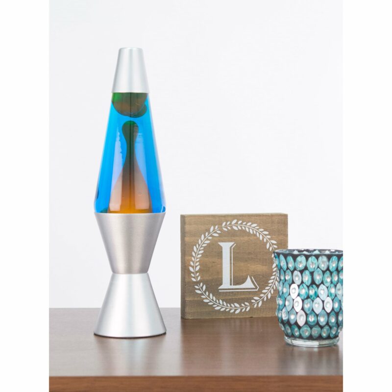 14.5” LAVA Lamp – Orange/Blue/Silver - US 9544