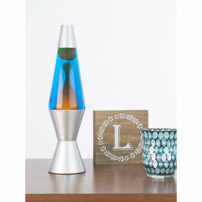 14.5” LAVA Lamp – Orange/Blue/Silver - US 9544