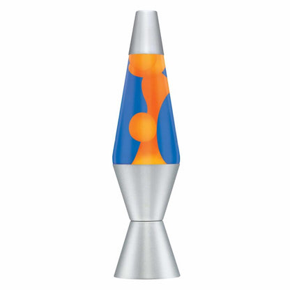 14.5” LAVA Lamp – Orange/Blue/Silver - US 9544