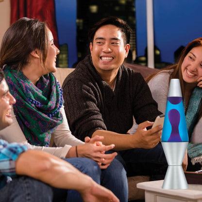 14.5″ LAVA Lamp – Purple/Blue/Silver - US 7923