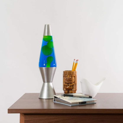 14.5” LAVA Lamp – Yellow/Blue/Silver - US 6690