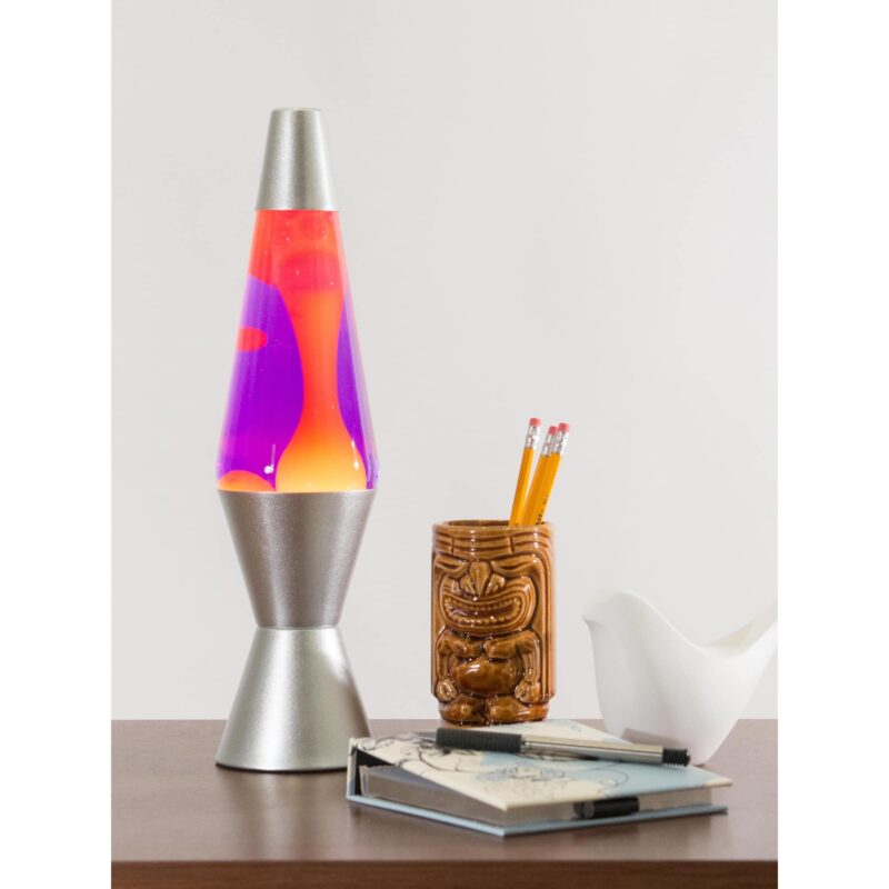 14.5” LAVA Lamp – Yellow/Purple/Silver - US 3227