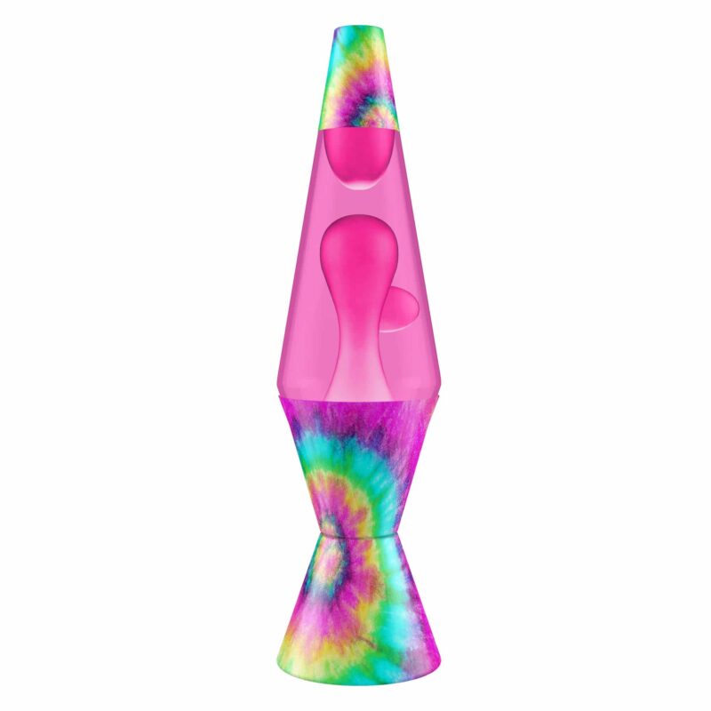 14.5″ LAVA Lamp – Tie Dye Pink Spiral - US 1546