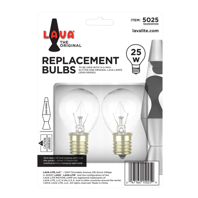25W LAVA Lamp Light Bulb W/Tray - US 4114