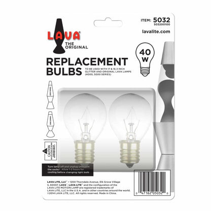 40W LAVA Lamp Light Bulb A15 - US 1871
