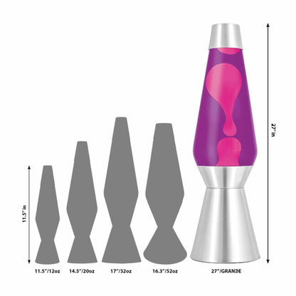 27″ LAVA Lamp Grande – Pink/Purple/Silver - US 2123