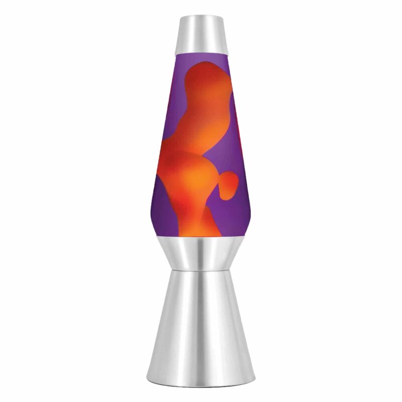 27″ LAVA Lamp Grande – Yellow/Purple/Silver - US 3956