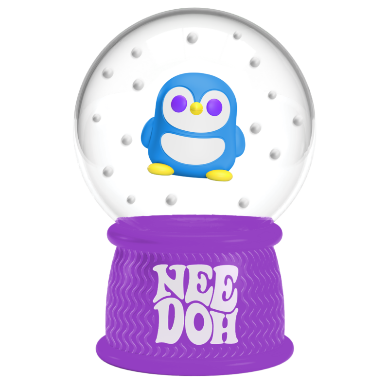 NeeDoh Squish N Flow Snow Globe - US 5949