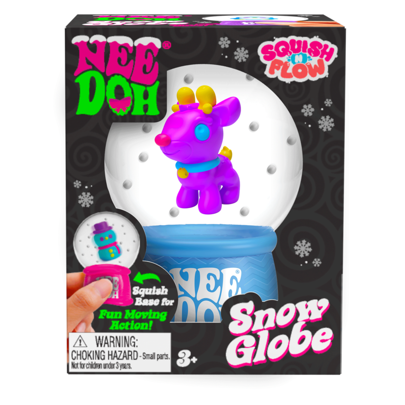 NeeDoh Squish N Flow Snow Globe - US 5949